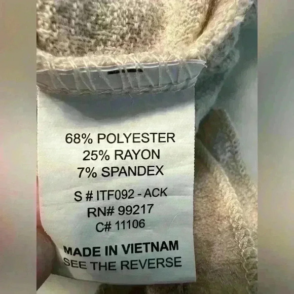 Moa Moa Women’s linen cream cropped top size small - Picture 4 of 5